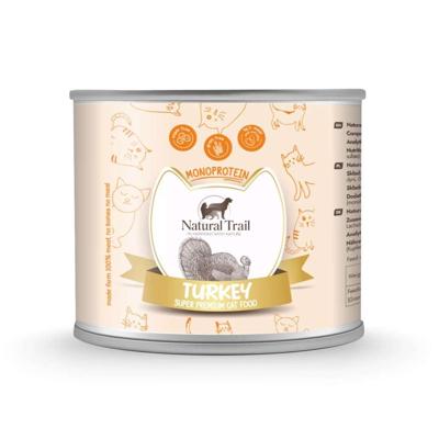 NATURAL TRAIL Cat Monoprotein Turkey - nat kattenvoer - 185g
