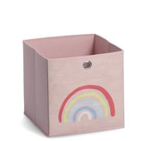 Opbergdoos Regenboog - Roze - 28 cm - thumbnail