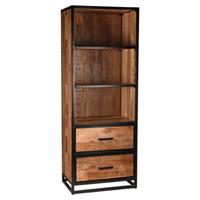 LABEL51 Boekkast Tampa - Rough - Mangohout - thumbnail