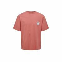 Heren-T-Shirt met Korte Mouwen Only & Sons Onskasen Rlx Zalm - Maat: S - thumbnail