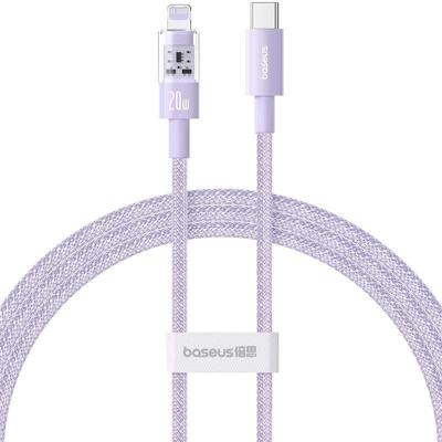 Baseus Gem USB-C naar iP snellaadkabel 1 m 20 W Paars