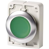 Eaton 182927 M30C-FDL-G Druktoets Plat, Rond, Verchroomd Knop Groen 1 stuk(s) Single - thumbnail