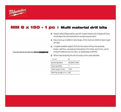 Milwaukee Accessoires multi materiaalboor 6x150 - 1st - 4932471097