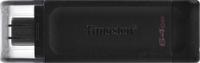 Kingston Technology DataTraveler 70 USB flash drive 64 GB USB Type-C 3.2 Gen 1 (3.1 Gen 1) Zwart - thumbnail