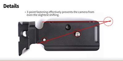 SUNWAYFOTO PFL-XT3 QR L Plaat/Beugel voor Fuji X-T3 Camera ARCA Compatibel Sunway XT-3