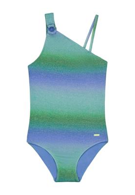 Shiwi Zomer badpak meisjes - glitter groen - Lisa - racerback