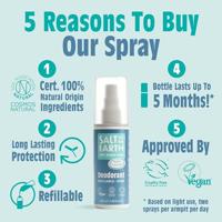 Salt Of The Earth Ocean + Coconut Deodorant Refillable Spray - thumbnail