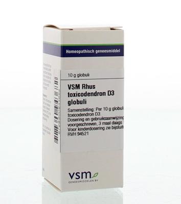 VSM Rhus toxicodendron D3 (10 gr) VSM Rhus toxicodendron D3 (10 gr)