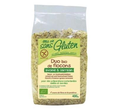 Ma Vie Sans Haver en boekweit vlokken glutenvrij bio 400 Gram