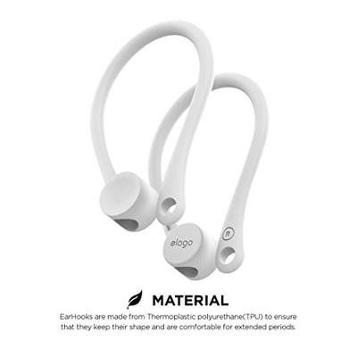 elago verbeterde AirPods Ear Hook Ontworpen compatibel met AirPods 1 & 2 Apple Airpods 1 & 2 en AirPods Pro (Wit)