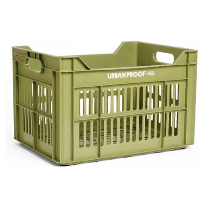 UrbanProof Urban proof fietskrat recycled kunststof 30l olijfgroen 40x30x25 cm