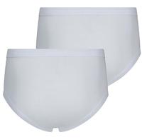 2-pak heren heup slip wit - met gulp M3000 - 100% katoenen ondergoed - Senioren - Met sluiting - thumbnail
