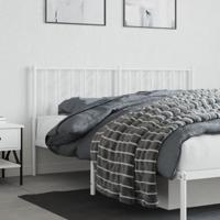 Hoofdbord 160 cm metaal wit - thumbnail
