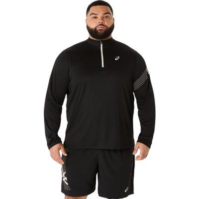 ASICS Icon Half-Zip Longsleeve T-shirt Heren ASICS Icon Half-Zip Longsleeve T-shirt Heren