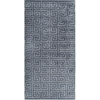 Cawö Cawo Noblesse Elegance Allover print Gezichtsdoekje 30/30 nachtblauw - thumbnail