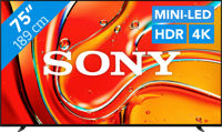 QLED TV Sony Bravia 7 75XR70 189cm 4K UHD Google TV 2024 zwart - thumbnail