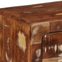 Tv-meubel wandmontage 100x32x25 cm massief gerecycled hout - thumbnail