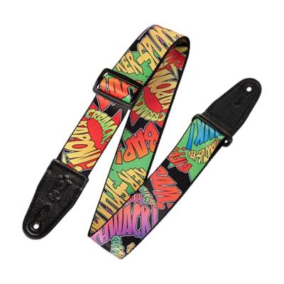 Levys Leathers MPD2C-036 polyester gitaarband met print - kersploosh