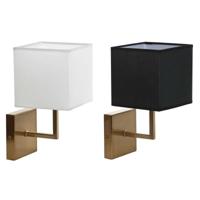 Wandlamp DKD Home Decor Wit Zwart Gouden 50 W 220 V 15 x 19 x 27 cm 15 x 19 x 30 cm (2 Stuks) - thumbnail