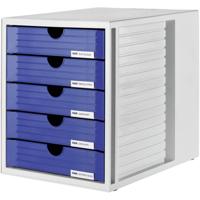 HAN Systembox 1450-14 Ladebox Lichtgrijs DIN A4, DIN C4 Aantal lades: 5 - thumbnail