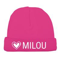 Babymuts bedrukken - Fuchsia - thumbnail