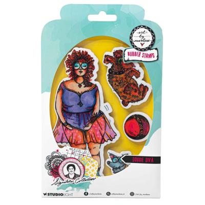 Studio Light • signature collection cling stamp doggie diva