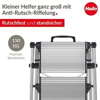 Hailo 4310-100 MK80 ComfortLine Aluminium 2 Vouwtreden - thumbnail