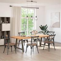 Salontafelpoten 2 st A-vormig 90x(72-73) cm staal - thumbnail