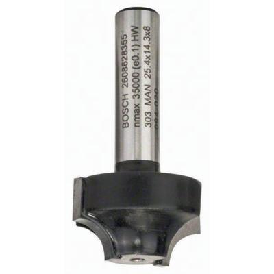 Bosch Accessoires Profielfrees E 8 mm, R1 6,3 mm, D 25,4 mm, L 14,3 mm, G 46 mm 1st - 2608628355