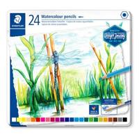 Staedtler aquarel potlood, metalen doos met 24 kleuren - thumbnail