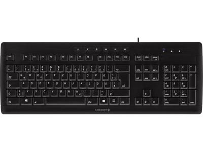 CHERRY Stream 3.0 Toetsenbord QWERTY, Engels Zwart Ergonomisch, Spatwaterdicht CHERRY Stream 3.0 Toetsenbord QWERTY, Engels Zwart Ergonomisch, Spatwaterdicht