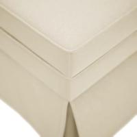 Chaise longue met bolster en rechterarmleuning linnen - thumbnail