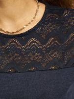 Only / top onlElvira Mix Lace in blauw - thumbnail