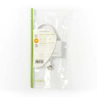 HDMI - VGA-kabel | HDMI-connector - VGA female + 3,5 mm uitgang | 0,2 m | Wit - thumbnail