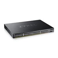 Zyxel 48-port GbE L3 Access PoE+ Switch with 6 10G Uplink (960 W) (XGS2220-54FP) - thumbnail