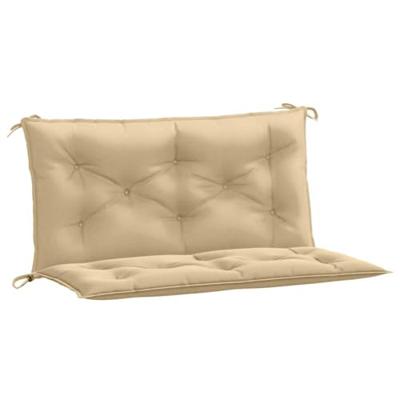 VidaXL Tuinbankkussens 2 st 100x50x7 cm stof gemêleerd beige VidaXL Tuinbankkussens 2 st 100x50x7 cm stof gemêleerd beige