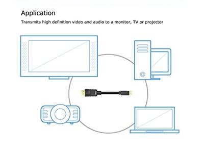 Akasa AK-CBDP22-20BK DisplayPort kabel 2 m Mini DisplayPort