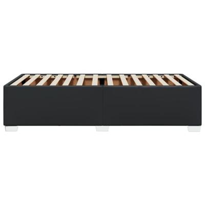 Bedframe kunstleer zwart 80x200 cm