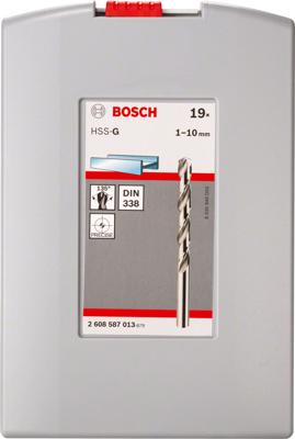 Bosch Accessories 2608587013 HSS Metaal-spiraalboorset 19-delig 1 mm, 2 mm, 3 mm, 4 mm, 5 mm, 6 mm, 7 mm, 8 mm, 9 mm, 10 mm Geslepen DIN 338 Cilinderschacht 1 Bosch Accessories 2608587013 HSS Metaal-spiraalboorset 19-delig 1 mm, 2 mm, 3 mm, 4 mm, 5 mm, 6 mm, 7 mm, 8 mm, 9 mm, 10 mm Geslepen DIN 338 Cilinderschacht 1