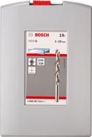 Bosch Accessories 2608587013 HSS Metaal-spiraalboorset 19-delig 1 mm, 2 mm, 3 mm, 4 mm, 5 mm, 6 mm, 7 mm, 8 mm, 9 mm, 10 mm Geslepen DIN 338 Cilinderschacht 1 - thumbnail