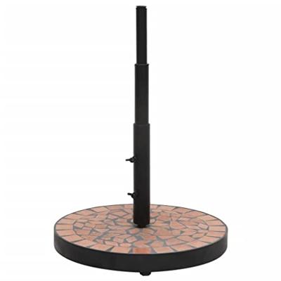 VidaXL Parasolvoet rond 12 kg terracottakleurig - thumbnail