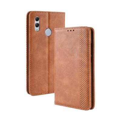 Magnetische Buckle retro textuur horizontale Flip lederen case voor Huawei Honor 10 Lite/P Smart (2019)/Nova Lite 3 met houder & kaartsleuven & porte Magnetische Buckle retro textuur horizontale Flip lederen case voor Huawei Honor 10 Lite/P Smart (2019)/Nova Lite 3 met houder & kaartsleuven & porte