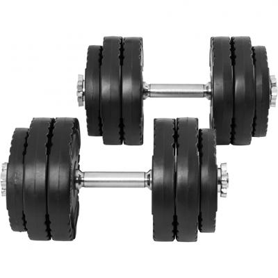 Dumbellset 30 kg Gripper Kunststof