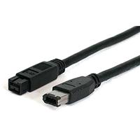 StarTech.com 6ft IEEE-1394 Firewire kabel 9-6 M/M - IEEE 1394 kabel - 6 pin FireWire (M) naar FireWire 800 (M) - 6 m - zwart - 1394_96_6 - thumbnail