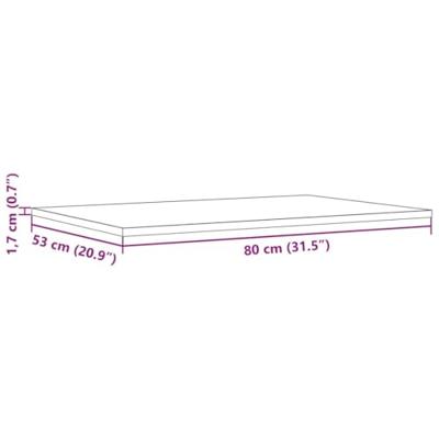 Tafelbladen 3 st rechthoekig 80x53x1,7 cm massief grenenhout Tafelbladen 3 st rechthoekig 80x53x1,7 cm massief grenenhout