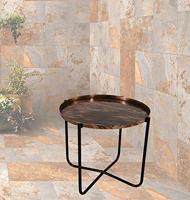 El Hierro bijzettafel oud koper 35 cm - thumbnail