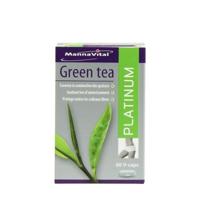 Mannavital Green tea platinum 60 Vegetarische capsules - thumbnail