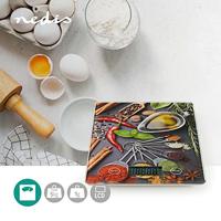 Nedis Keukenweegschaal | Digitaal | Glas / Kunststof | Multicolour | 1 stuks - KASC113VA KASC113VA - thumbnail