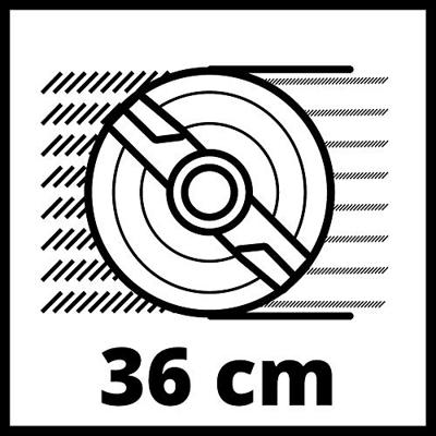 Einhell GC-EM 1500/36 Grasmaaier Elektrisch 1500 W Snijbreedte max. 36 cm Geschikt voor 600 m²