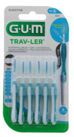 GUM Trav-ler rager 1.6 mm (blauw) 6 Stuks - thumbnail